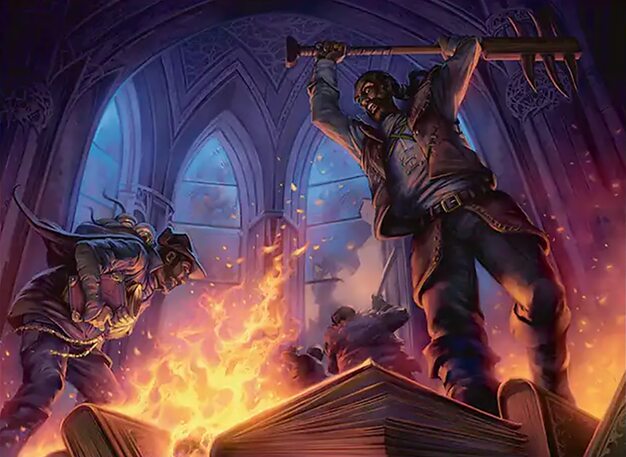 Art crop for Faithless Looting.